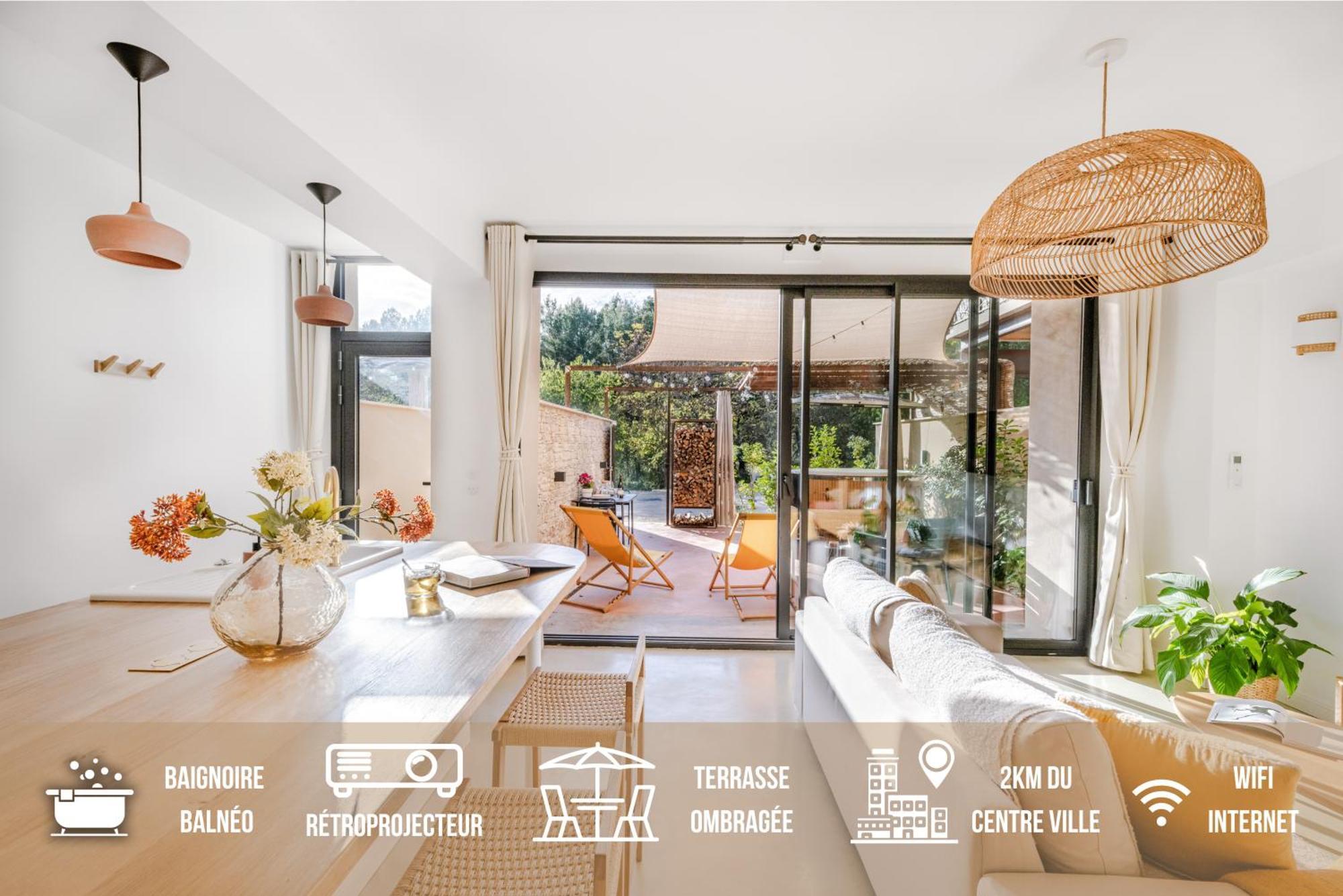 Hermes - Appartement Avec Jacuzzi Scandinave Nyons Bagian luar foto